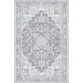 thumbnail image 5 of CozyDesg 5'x8' Area Rugs for Living Room,Washable Persian Vintage Design Large Area Rugs,Low Pile Plush Rugs Carpet for Bedroom Dining Room,Gray, 5 of 5