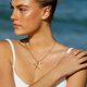 thumbnail image 5 of Collar ENSKEFEN Estrella de Mar Dorada Colgante de 3.7 cm Cadena Ajustable, 5 of 7