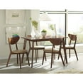 thumbnail image 3 of Coaster Kersey Wood Dining Table with Angled Leg in Chestnut, 3 of 3