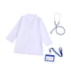 thumbnail image 4 of Disfraz de médico para niños, juego de simulación, disfraz, cosplay, recuerdos de fiesta, educativo 160 cm, 4 of 9