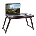 thumbnail image 4 of BirdRock Home Bamboo Laptop Lap Tray with Adjustable Legs - Walnut, 4 of 7