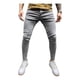 thumbnail image 1 of Color Sólido Stretch Casual Slim Fit Jeans Hombre, 1 of 5