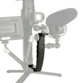 thumbnail image 3 of Mini Dual Grip Stabilizer, Single Handle Grip Aluminum Alloy L Bracket Extended For  Crane 2  Ronin-S Gimbal, 3 of 8