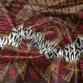 thumbnail image 5 of Ambesonne African Valance Pack of 2, Wildlife Animal Skin, 54"X12", Brown and Red, 5 of 5