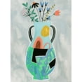 thumbnail image 2 of Wang, Melissa 15x18 Black Ornate Wood Framed with Double Matting Museum Art Print Titled - Collage Vase I, 2 of 4