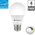 thumbnail image 3 of Bombilla LED EcoSmart A19, 9 W, equivalente a 60 W, regulable, paquete de 4, 3 of 3