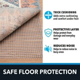 Mainstays Non-Skid, Non-Slip, PVC-coated Polyester Rug Pad Gray, 8' x ...