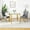 Gold Table+2 Gold-Gray Chairs, variant on 5-Piece Round Dining Table Set, Modern Glass Table Irregular Table Legs, and 4 Velvet Tufted Chairs for Kitchens, Living Rooms, Small Spaces(Silver)