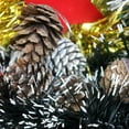 thumbnail image 2 of Advancent Paquete de 9 conos de pino de Navidad colgante festival de vacaciones Navidad Año Nuevo decoración de hogar comedor Bar adorno de Kits de decoración para fiestas, 2 of 6