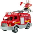 thumbnail image 1 of Take Apart Rescume Team Fire Engine Playset – Build Your Own Fire Truck Toy with Lights & Sounds Model 661-418, 1 of 5