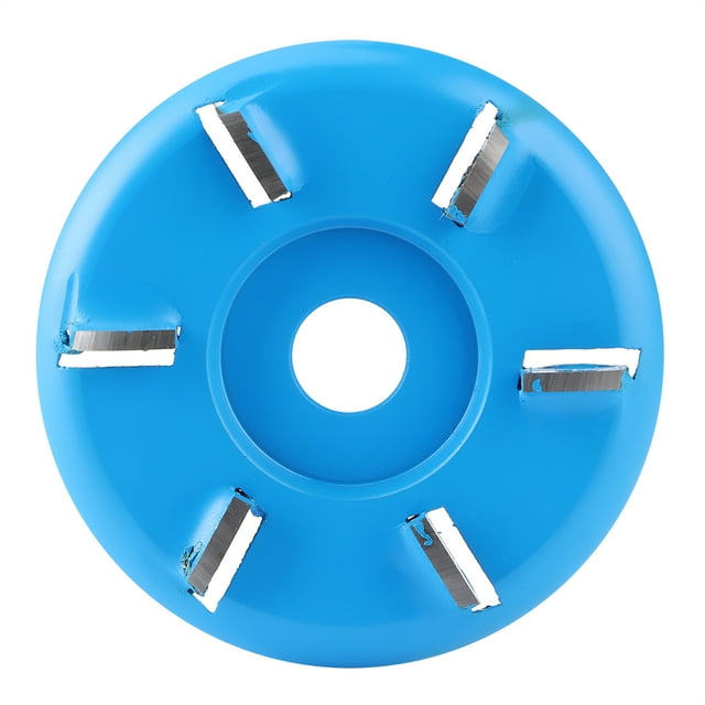 Ccdes Woodworking Tool,6-Teeth Wood Milling Cutter,Six Teeth Wood Carving Disc Milling Cutter Disk Woodworking Tea Tray Engraving Tool