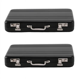 YuYiSan Portable Metal Briefcase Workstation, Silver, 11.41