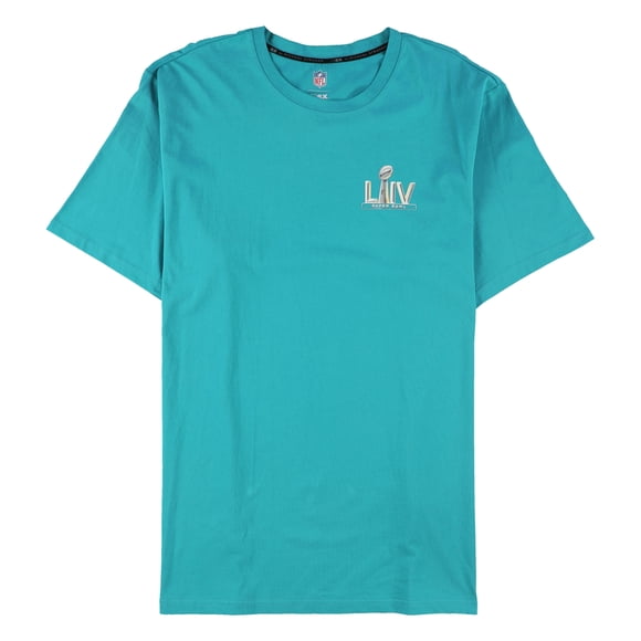 Camiseta gráfica G-III Sports SuperBowl LIV para hombre verde azulado XL