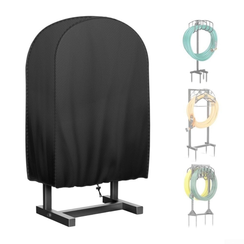 Garden Hose Reel Cover Protective Cover Sun Protective Lightweight Waterproof Portable Retractable Garden Hose Reel