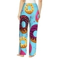 thumbnail image 3 of Junzan Donuts Women'S Pajama Pants Drawstring Comfy Sleep Bottoms With Pockets, 3 of 9