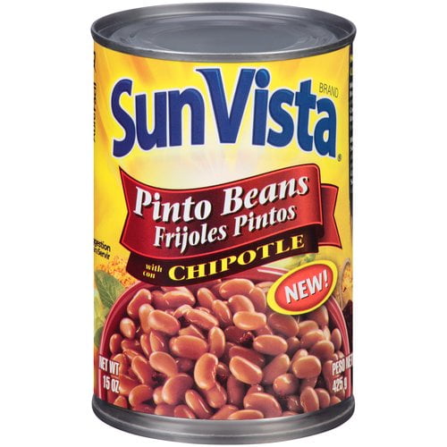 SunVista Pinto Beans with Chipotle, 15 oz
