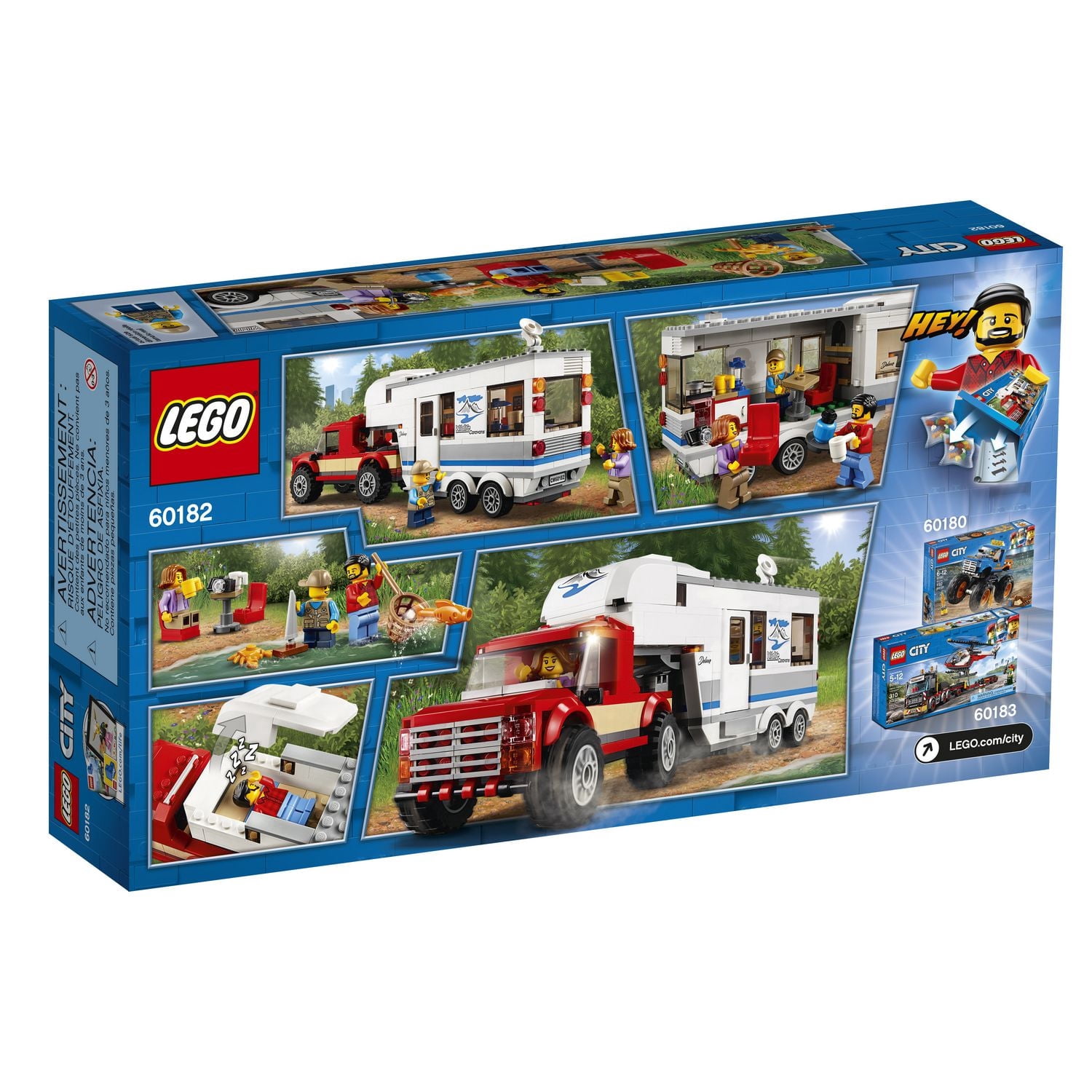 tabu（感謝）/7 LEGO City Pickup & Caravan 60182 Building Kit - Walmart.ca