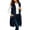 *Navy, variant on VBVC Women's Long Zip Up Hooded Vest , Drawstring Sleeveless Hoodie For Women, Ladies' Casual Fall Winter Layering Vest with Pockets, Gray , S-3XL