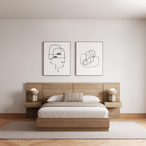Nexera Milano Ensemble de chambre plateforme 4 pièces