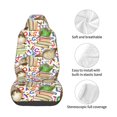 thumbnail image 4 of Yiaed Owl Back To School Print Car Seat Covers,Universal Auto Seats Protector Fits for Car,SUV Sedan,Truck,Automotive Seat Covers & Accessories, 4 of 5