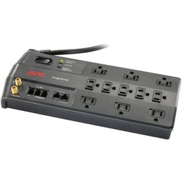 APC P11VT3 SurgeArrest Performance 11-Outlets Surge Suppressor - NEMA 5-15P - 3020 J - 120 V Input - 120 V AC Output - Modem/Fax/DSL, Cable Modem/Video Protection - 8 ft APC P11VT3 SurgeArrest Performance 11-Outlets Surge Suppressor - NEMA 5-15P - 3020 J - 120 V Input - 120 V AC Output - Modem/Fax/DSL, Cable Modem/Video Protection - 8 ft