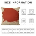 thumbnail image 5 of JEUXUS Decorative Square Throw Pillow Cover Dirty Red Splattered Spray Ink Watercolor Colorful Blob Spectrum Splashing Artwork White Abstract Pillow Cover for Sofa Couch Home Decoration, 5 of 5