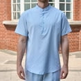 thumbnail image 4 of Ensemble Décontracté Mode Homme Confortable Manches Courtes Col Rabattu, 4 of 8