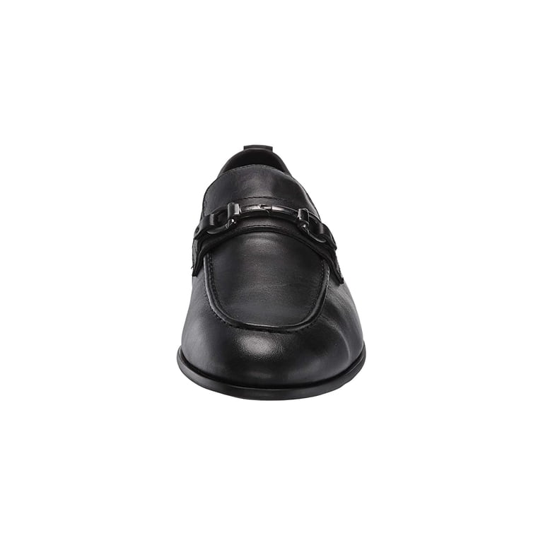 NIB Kenneth Cole New York Men\'s Nolan Bit Loafers Black Leather 8M Kenneth Cole New York Nolan Bit Loafer Black - Walmart.com main image 3