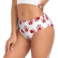 thumbnail image 2 of Balery Bloody Hand Ropa Interior de Algodón para Mujer con Dibujo – Braguitas Cómodas y Elásticas, Estilo Clásico-3X-Large, 2 of 6