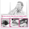 thumbnail image 3 of Yimiti Ultralight Inflatable Pillow: Soft Pvc Travel Cushion For Camping & Office--Grey, 3 of 9