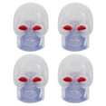thumbnail image 3 of Shisuyan 4Pcs Car Valve Caps Blue ABS Protective Skull Shape for Vehicle Owners, 3 of 8