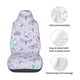 thumbnail image 4 of Balery Purple Butterfly Funda de Asiento para Auto con Diseño - Cubierta Frontal Suave y Transpirable con Protector Antideslizante- 1 Unidad, 4 of 5