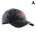 thumbnail image 1 of Breathable American Flag Patch Baseball Cap for Men Classic Mesh Design R1X4, 1 of 9