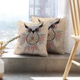 thumbnail image 6 of LALILO Throw Pillow Covers Dream With Owl Boho Animal American Cushion Cover 18" x 18", 4174 Pack, 6 of 6