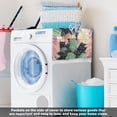 thumbnail image 5 of Black Cat with CactusWasher and Dryer Covers Dust-Proof and Oil Resistant Fridge Cover with 4 Storage Pockets Washing Machine Top Cover for Laundry Kitchen Home 51.2 x 22 In, 5 of 6