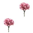 thumbnail image 3 of Wosthever Hortensia artificial Seda Simulación falsa Planta Decoración de Flores decorativas Ramo Boda Morado oscuro morado rosa oscuro 2Conjunto, 3 of 6