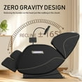thumbnail image 5 of BILITOK Full Body Zero Gravity Massage Chair with Heating, Airbags, Bluetooth Speaker, Foot Roller, and Touch Screen Control - Black, 5 of 8