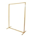 thumbnail image 5 of Metal Wedding Arch Frame Backdrop Party Square Flower Rack Balloon Stand Gold, 5 of 9