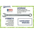 thumbnail image 5 of 6mm to 36mm Combo Wrench Set, 27pcs - 12 Point SUPERTORQUE™ Box End, SUPERCOMBO® Open End 7mm to 25mm & Standard Open End 26mm to 36mm. High Polish Chrome Finish. Williams® USA # JHWMWS-27TA, 5 of 12