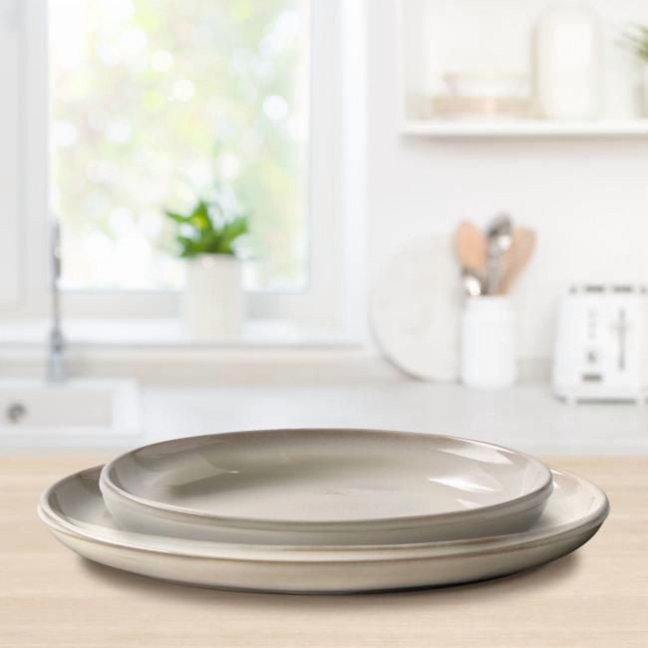 Service de vaisselle 8 pièces en grès Corelle®, flocons d'avoine