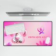 thumbnail image 4 of Faith Love Hope Sphynx Breast Cancer Awareness Survivor Desk Mat Full Keyboard Mouse Pad Cat Lover Kitten Owner Gifts Idea Large Mousepad - 02017, 4 of 5