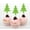 Blue, variant on Darling Souvenir, Christmas Tree Cupcake Toppers, Dessert Decorations - Pack Of 20