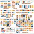 thumbnail image 2 of Calendario, gráfico de bolsillo, Pasimy, 222 unidades, círculo, centro horario, 2 of 7