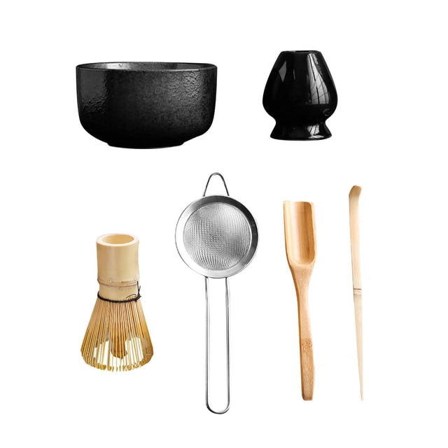 6x Accesorio japonés para la ceremonia del matcha Batidor japonés para matcha A