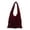 Style A-Red, variant on Women's Fringe Tote Bag Frosted Travel Tote Boho Shoulder Bag Slouchy Handbag Soft Stylish Purse Fall Winter Spring (Style A-Black,One Size)