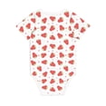thumbnail image 2 of Rocae Hand Drawn Strawberry for Baby Climbing Clothes Soft Baby Romper for Active Infants Comfortable and Breathable Crawling Jumpsuit Unisex Baby Outfit 18 Months, 2 of 8