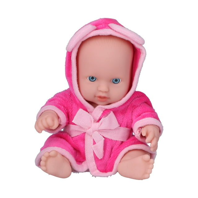 Reborn Baby Doll, Baby Doll Cuerpo Suave Para Niños Para Niños Fyydes vestido rojo rosa