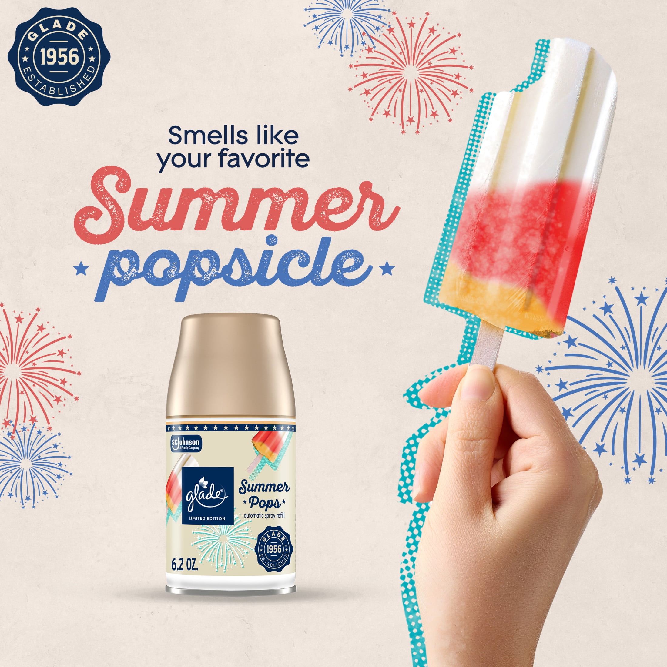 Glade Automatic Spray Refill, Summer Pops, 6.2 oz, 1 count