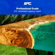 SRC Epox-It Deep Pour Epoxy Casting Resin Kit, 1 Gallon Crystal Clear Epoxy Resin, 1:1 Mix Ratio, Up to 2” Deep, for Casting Art, River Tables, Live Edge Wood, Bar Top, Tabletop
