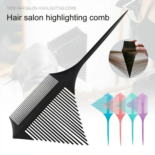 Consejos de peluquería Peine Peine profesional antiestático Peine con diseño de dientes partidos Peine para peinar y teñir el cabello
